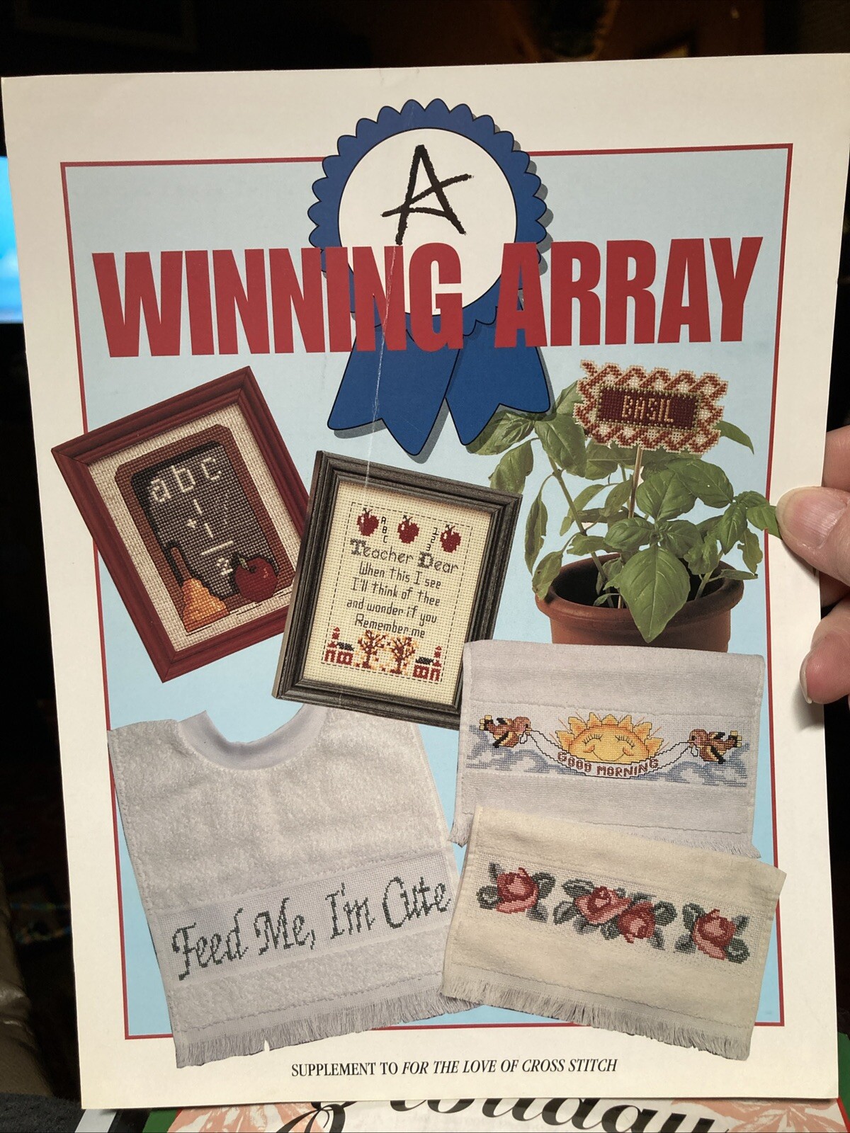 A Winning Array Supplement.  Cross Stitch Pattern Booklet.