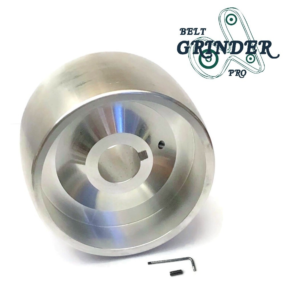 2" x 72" Belt Grinder Knife Grinder 4" Drive Wheel Crowned 24mm Bore