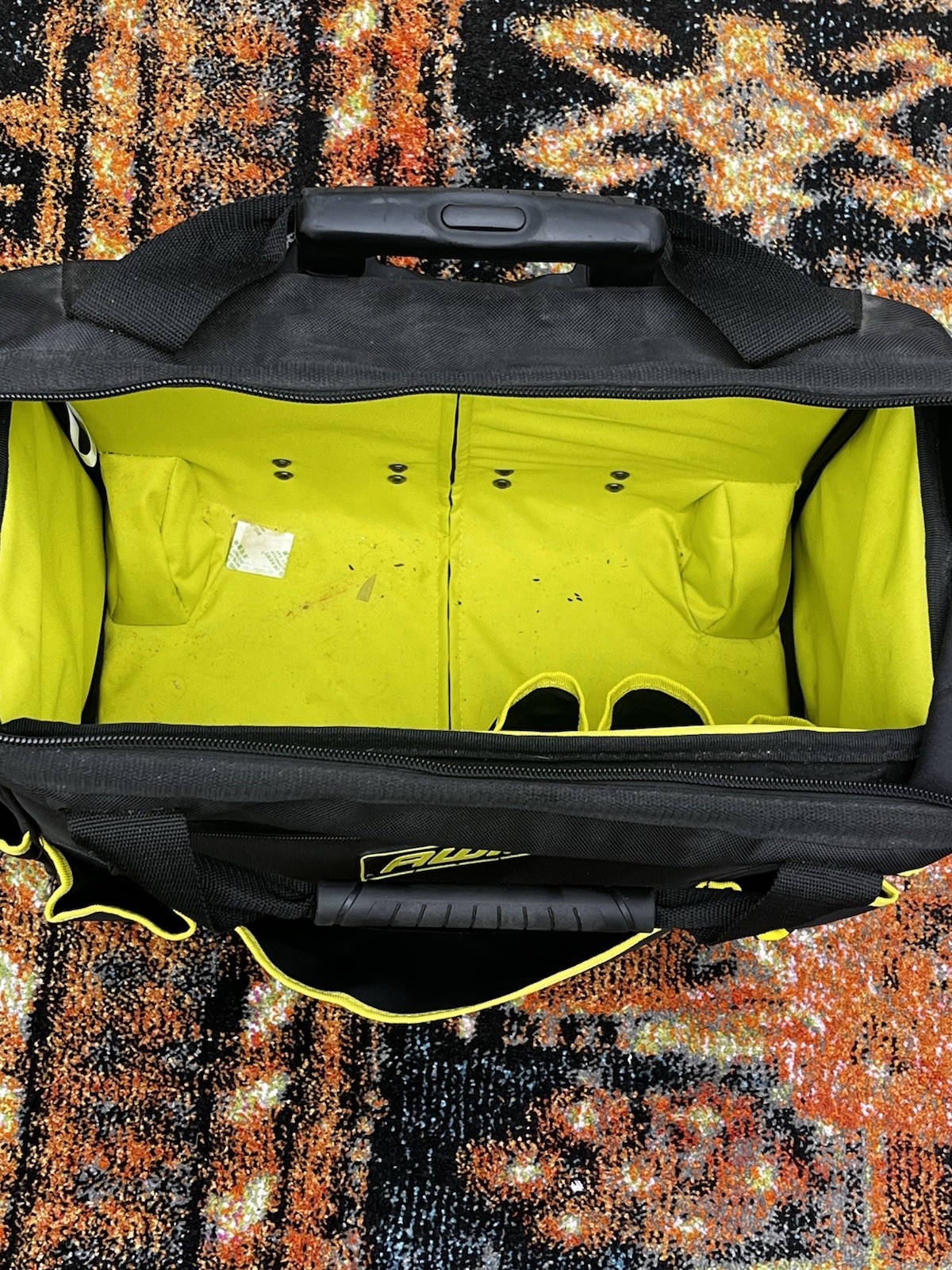 AWP Rolling 18 Inch Tool Bag with Telescoping Handle - 14 Pockets -