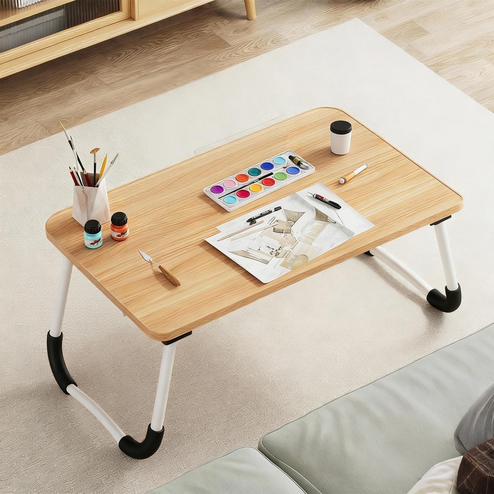Lap Desk Foldable 23.6 Inch Portable Bed Table