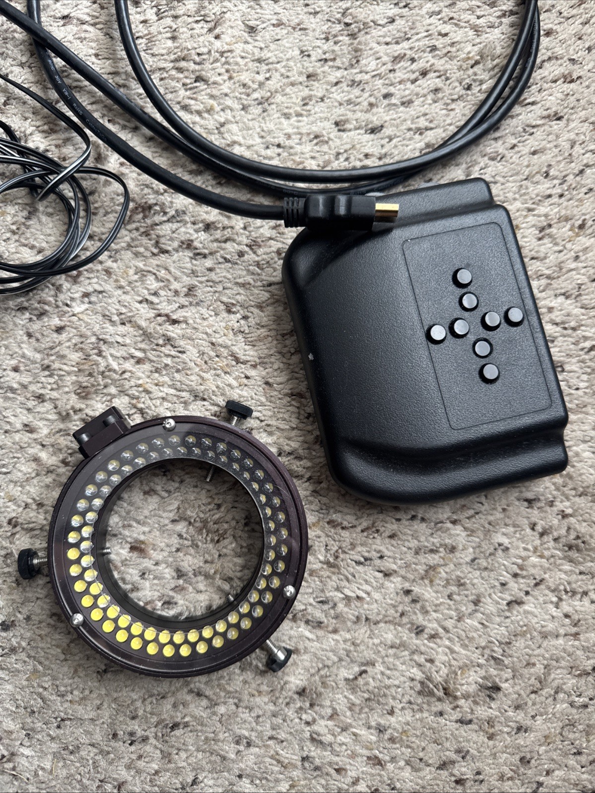 (Works) Luxo Microscopes By Unitron 18743 - Dimmable LED High Output Ring Light