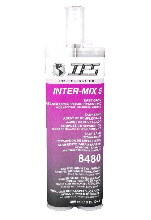 IES 8480 EASY-SAND EPOXY FILLER/ SURFACE REPAIR COMPOUND 10 OZ/300ML (PKG OF 1)