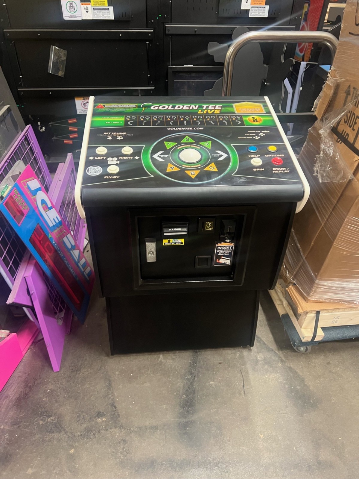 GOLDEN TEE 2026 ARCADE MACHINE by IT (Brand New - Monitor Included)