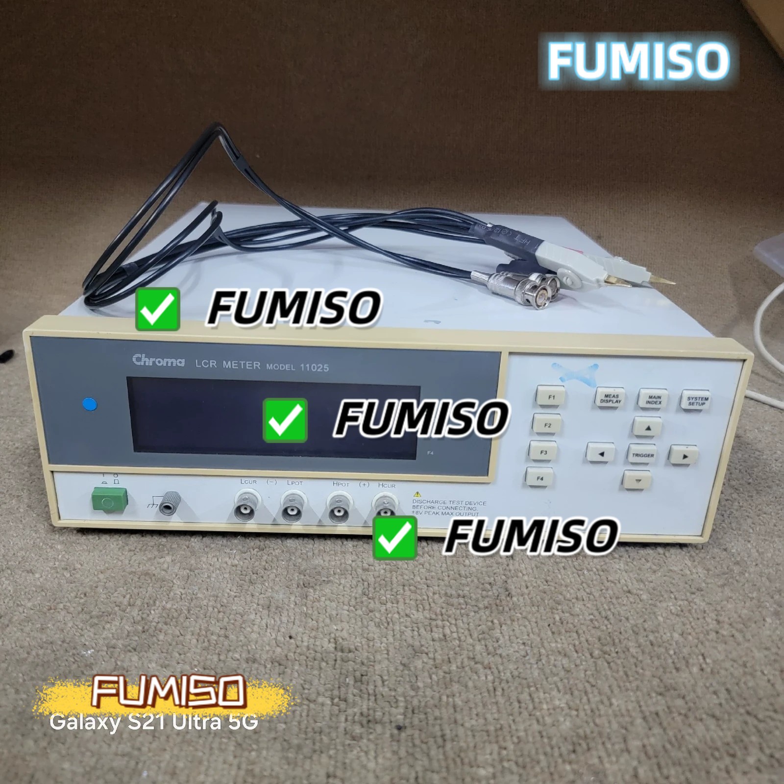 1PCS CHROMA 11025 LCR METER MODEL CHROMA11025 SHIP EXPRESS P1385E YL