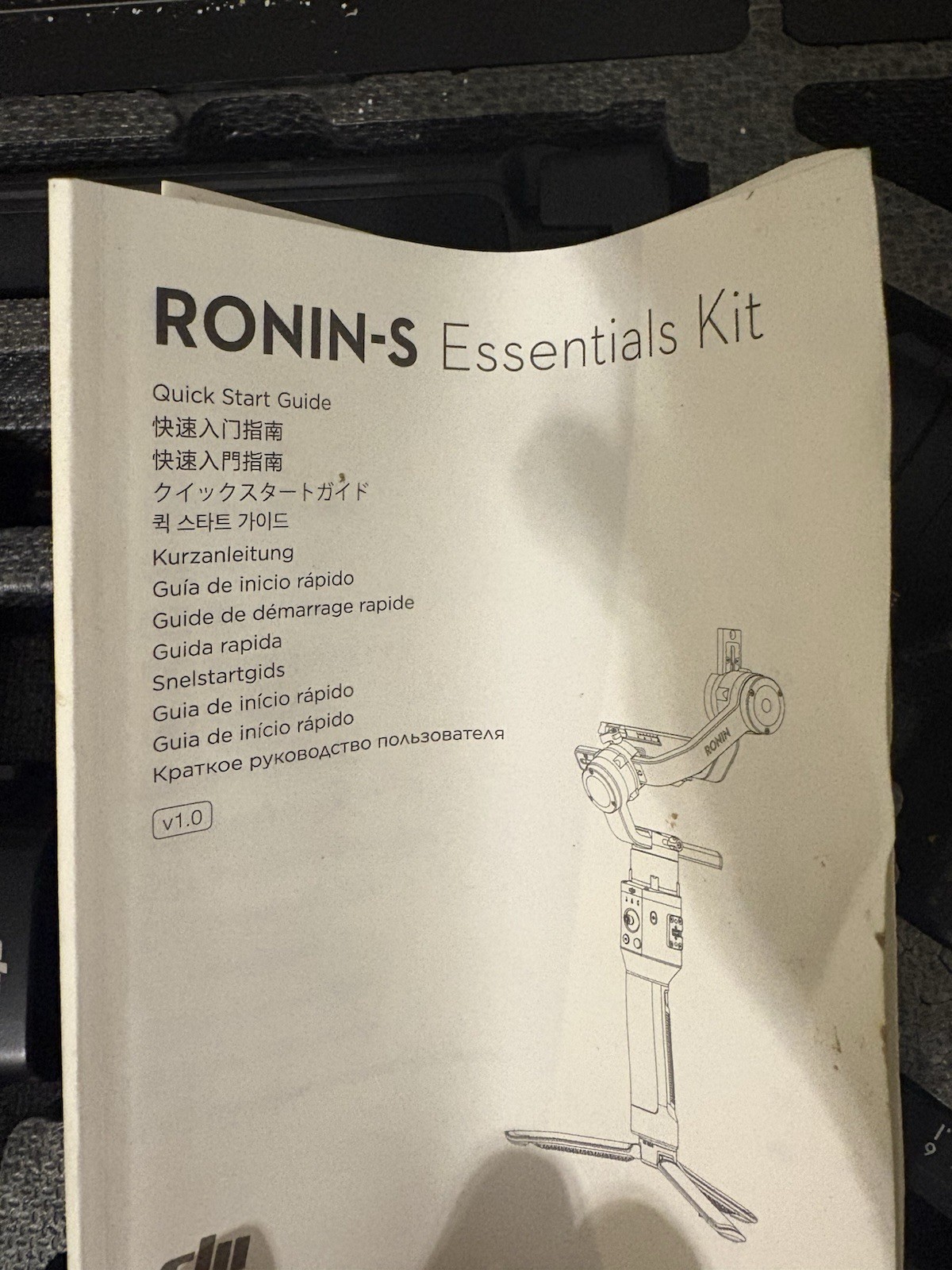 DJI Ronin-S Essentials Camera Stabilizer Kit