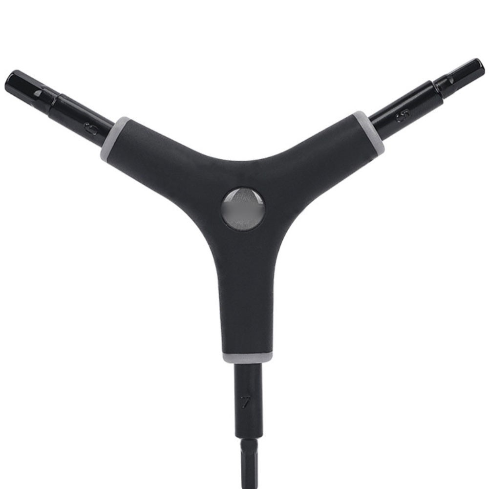 Y Shaped 3 Way Wrench Lightweight Steel Alloy Bike Repair Tool Compact