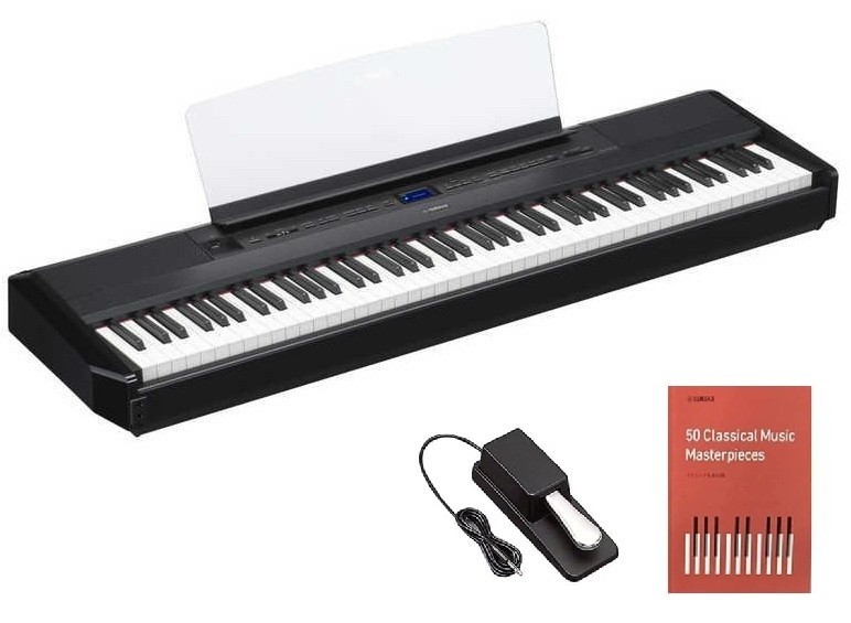 [☆New] YAMAHA P-525B Weighted Action Digital Piano 88key Black Keyboard F/Japan