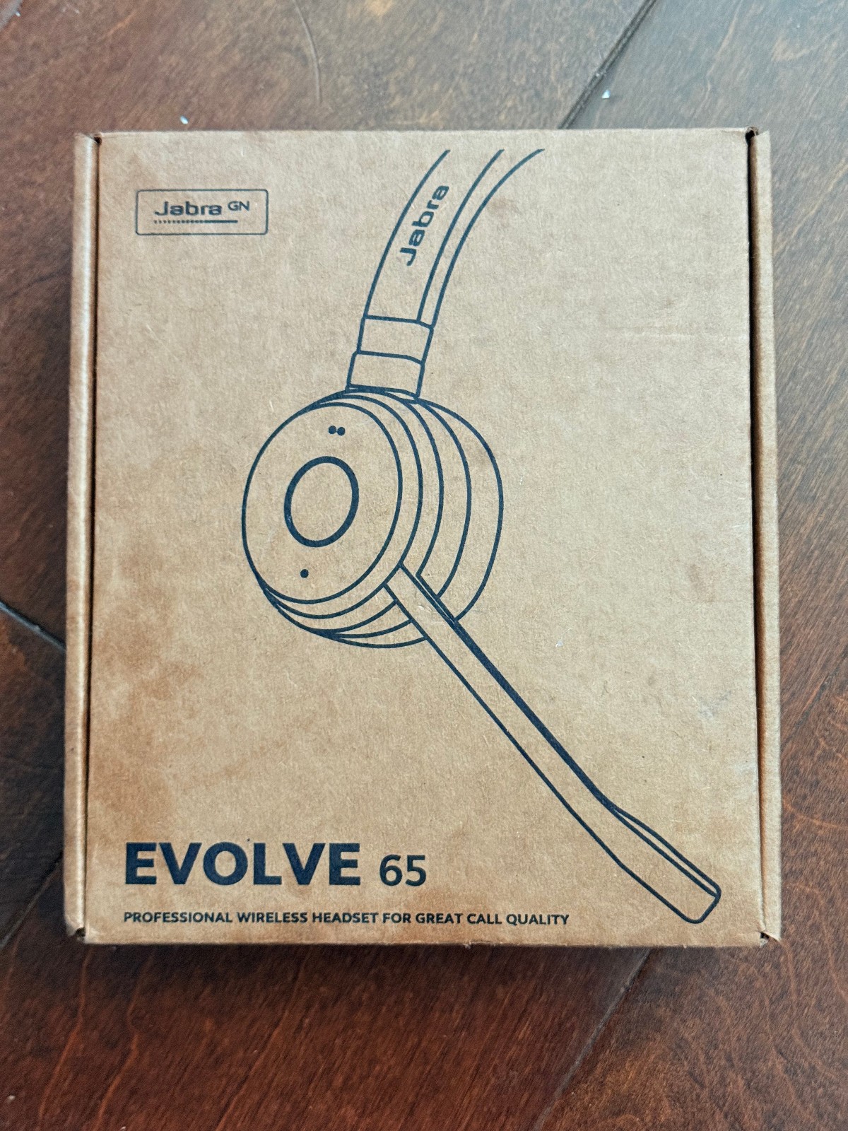 Jabra Evolve 65 TE USB-A MS Stereo Wireless Headset 6699-833-309 - Ugly Box