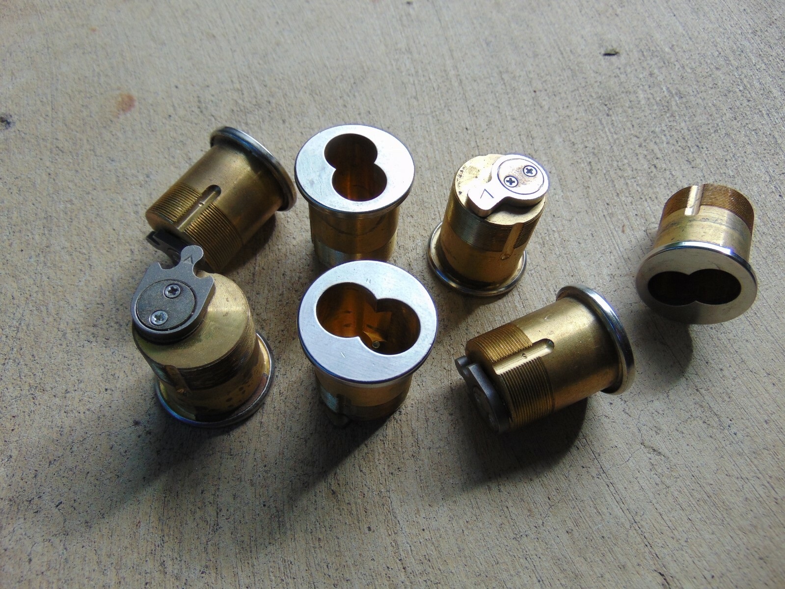7- CORBIN  RUSSWIN  IC  MORTISE CORES 7 PIN  LOCK      LOCKSMITH