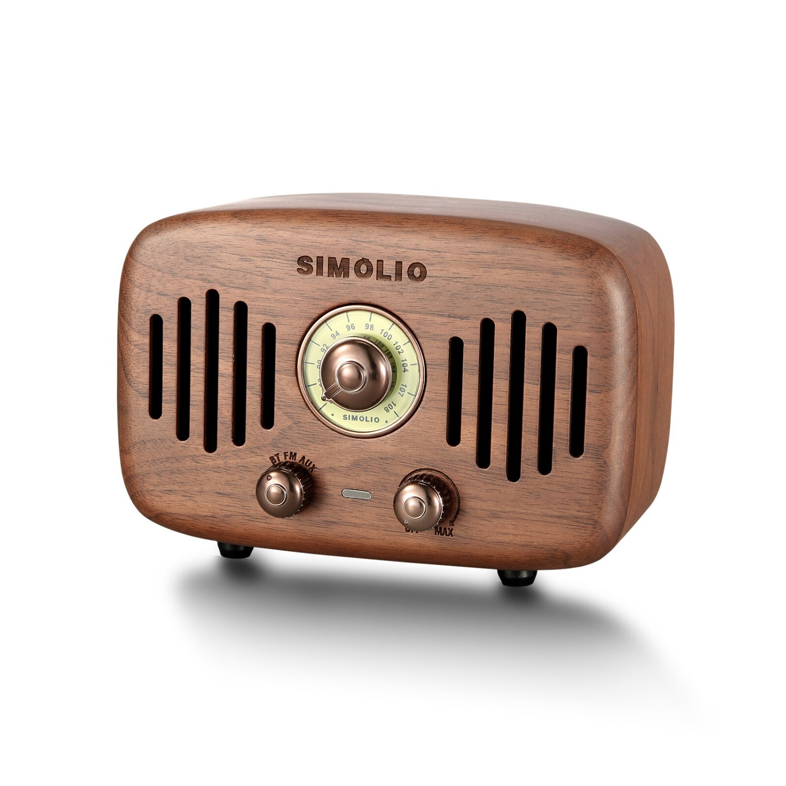 SIMOLIO Vintage Radio Retro Bluetooth loudspeaker, Loud and Powerful Megaphones