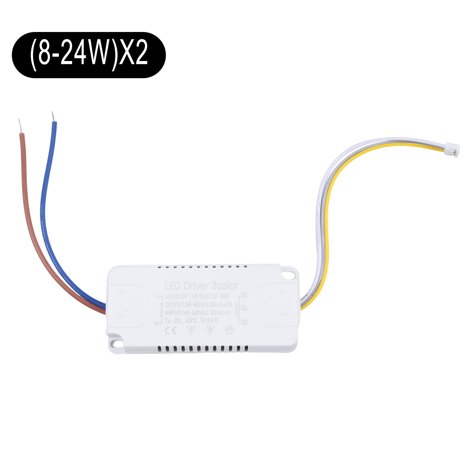 LED Driver 1 Pcs 260-280mA 50-60HZ AC165-265V Non-Isolating Replacement