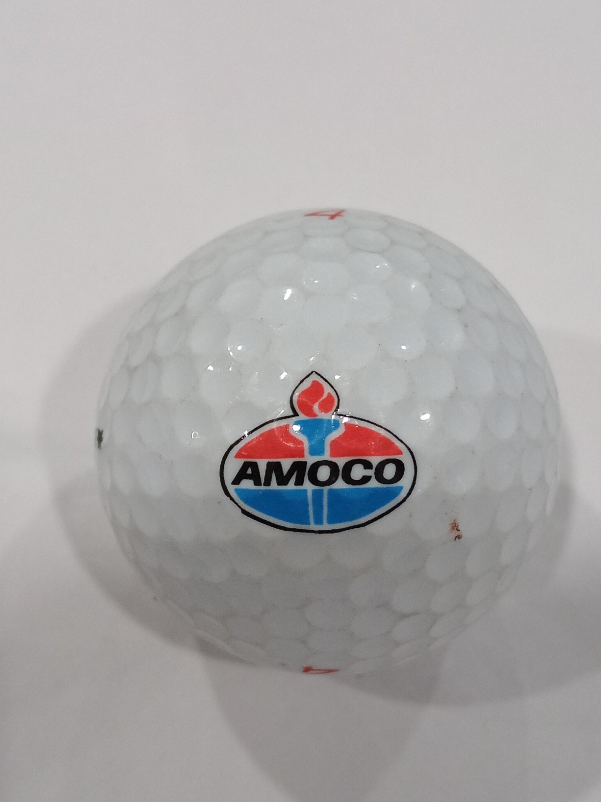 AMOCO GAS STATION LOGO GOLF BALL GREAT FOR ANY VINTAGE COLLECTION # 2.