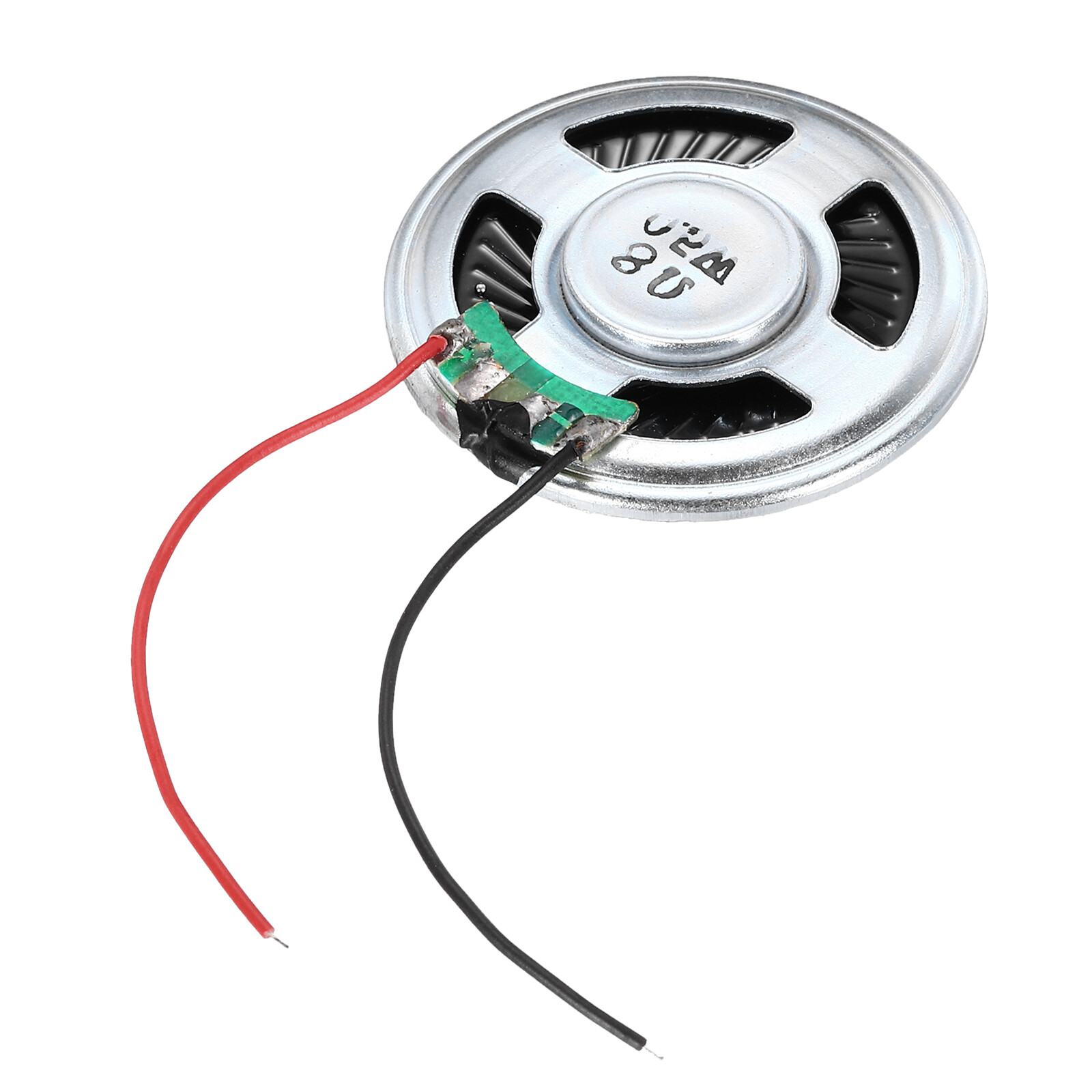 4 Pcs 0.5W 8 Ohm Small Speakers Metal Shell Round Internal Micro Magnet Speaker