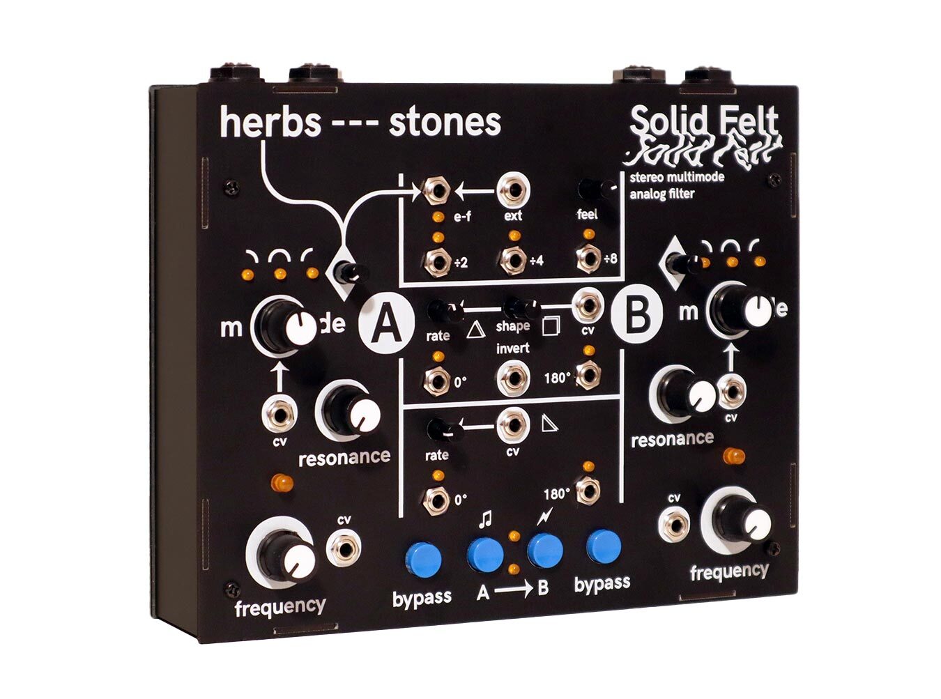 Herbs & Stones Solid Felt Desktop Stereo Filter EFFECTS NEW PERFECT CIRCUIT