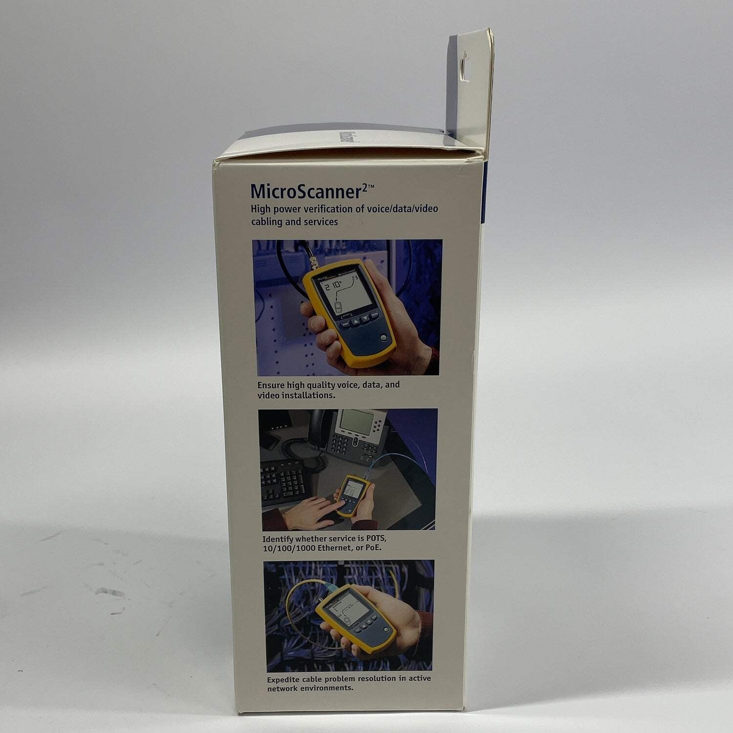 New Fluke Networks MicroScanner2 Cable Tester MS2-100