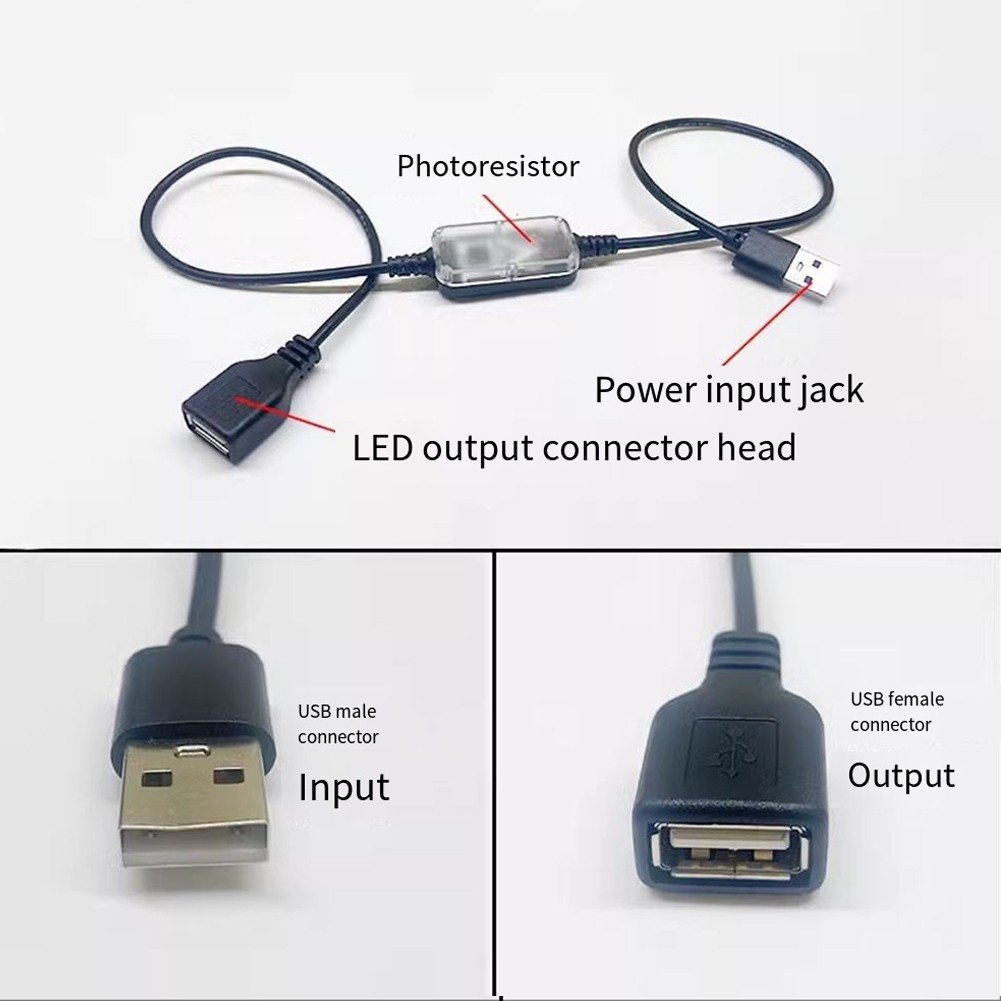 Sensitive USB Light Sensor Switch For Accurate Day And Night Detection
