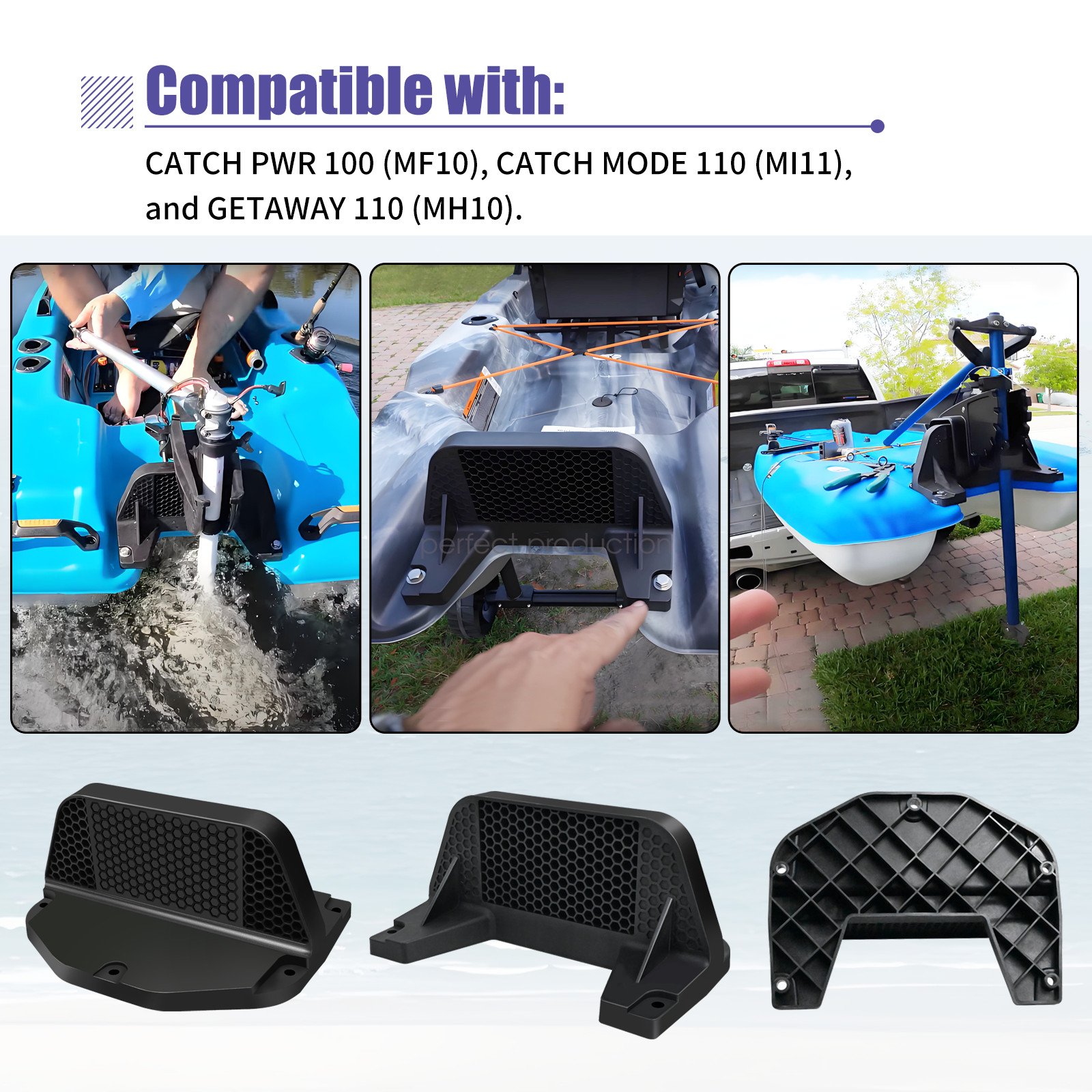 Transom Kayak Motor Mount - Kayak Trolling Motor Mount For Easy and Quick