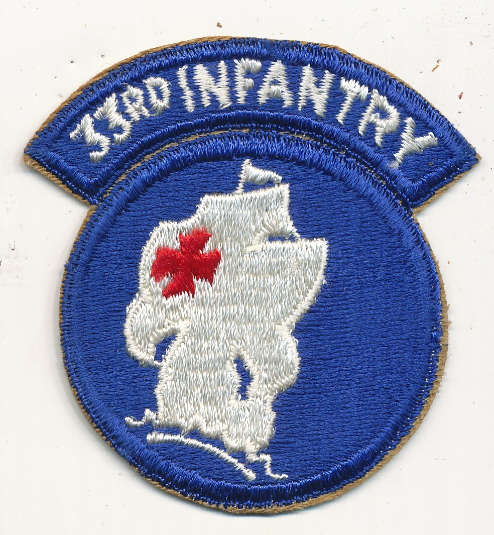 33rd Regimental Combat Team RCT patch one piece patch and tab post WWII mak real