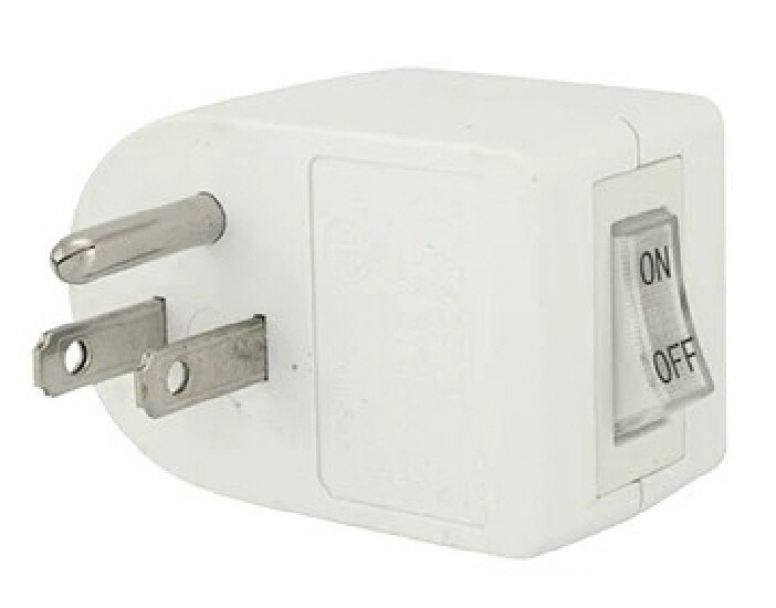 4X Grounded On/Off LIGHTED POWER SWITCH Single AC Wall Plug Electrical Outlet