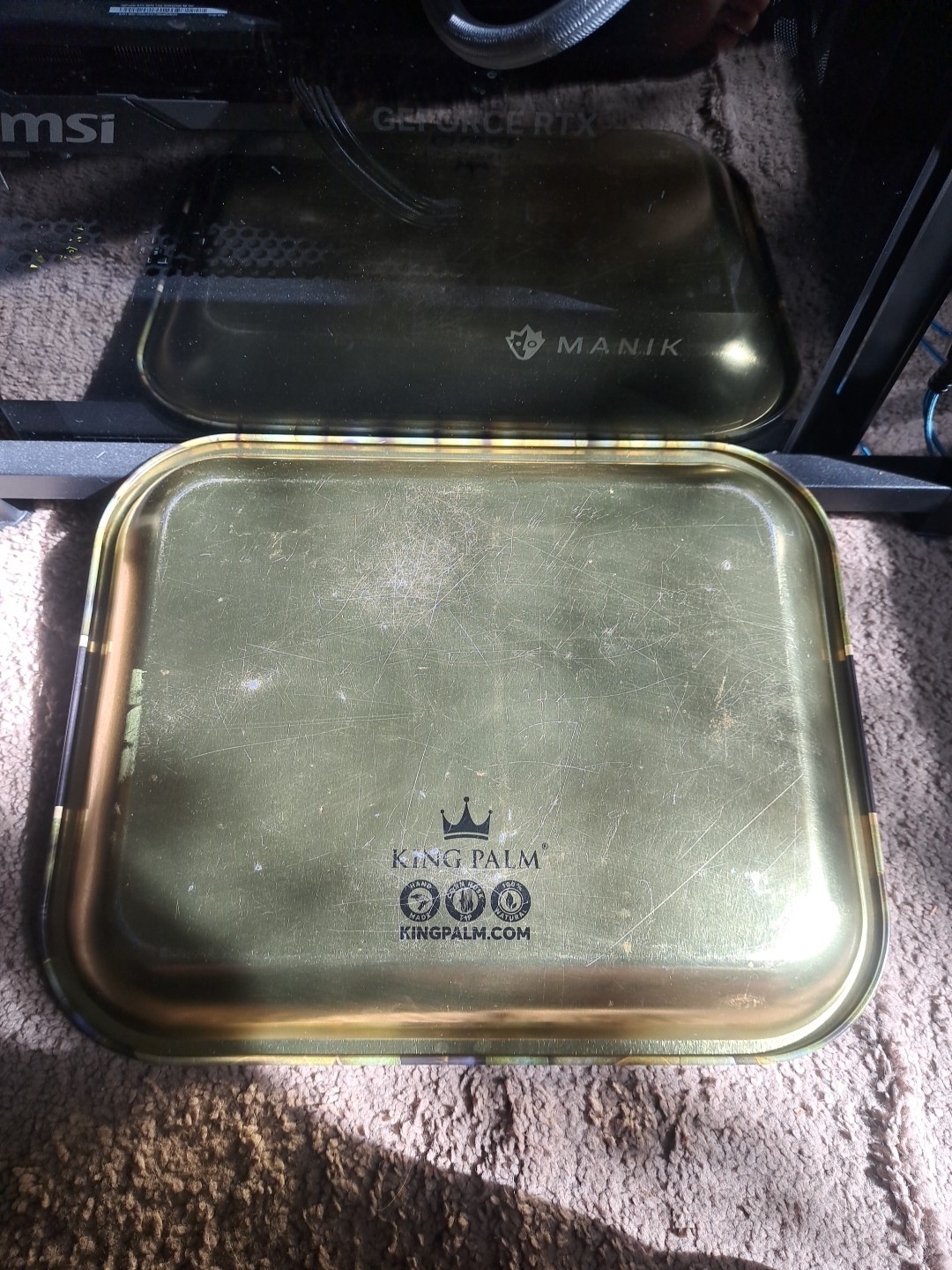 King Palm And Cosmic Design Rolling Tray Combo Multi Size Pack