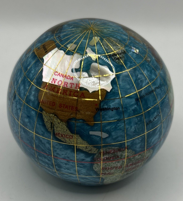 Gemstone Globe Blue