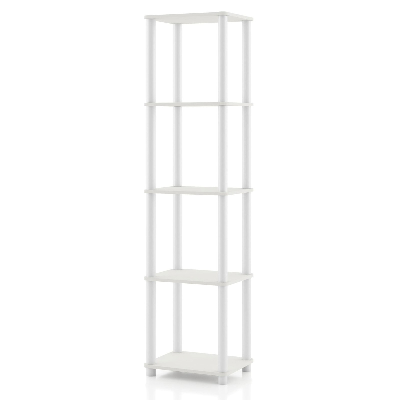 Homes Inside + Out Apexa Modern 5-Tier Narrow Shelving Units, Collectibles