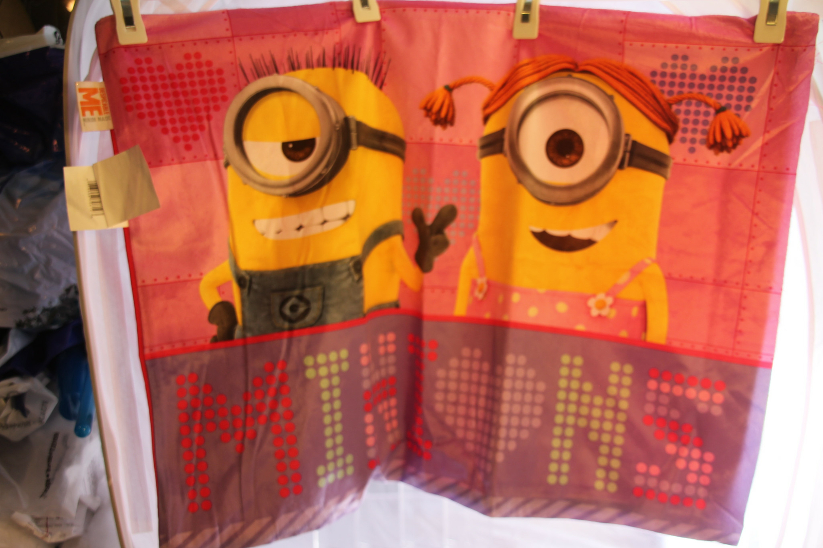 Despicable Me Minions Girl Soft Bedtime Pillow Case 20" X 26" Universal Studio