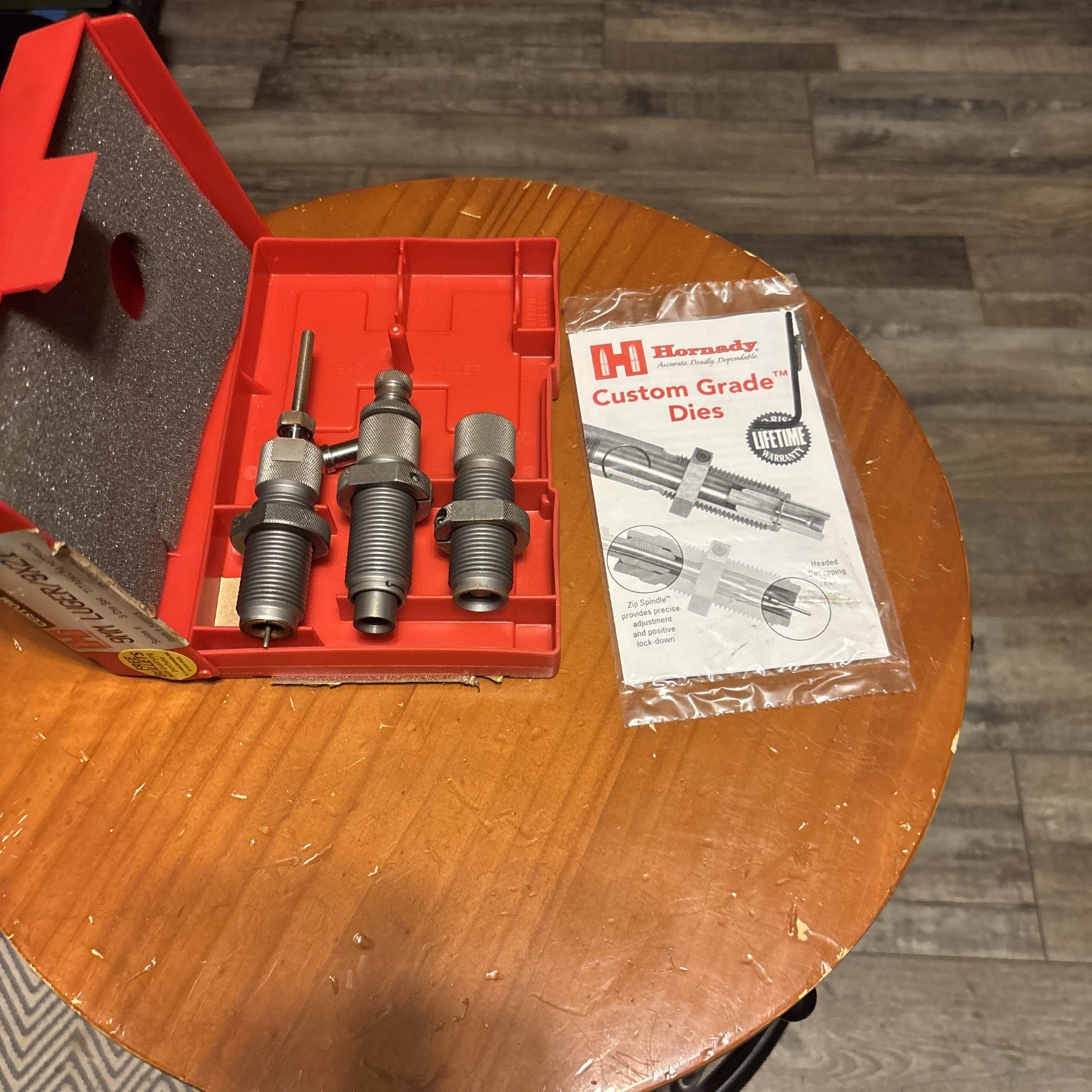 Hornady Custom Grade Nitride  3 Die Set for 9mm Luger # 546515