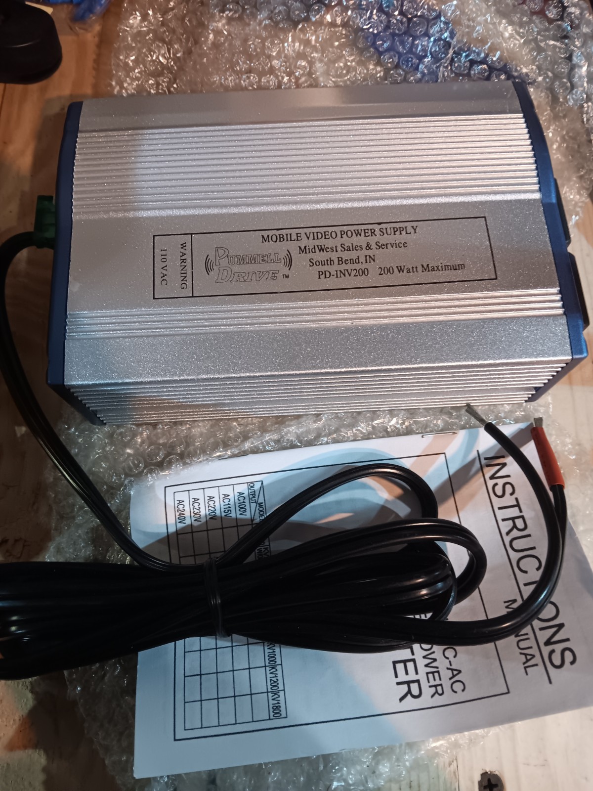 Pummel Drive Mini DC-AC Mobile Power Inverter