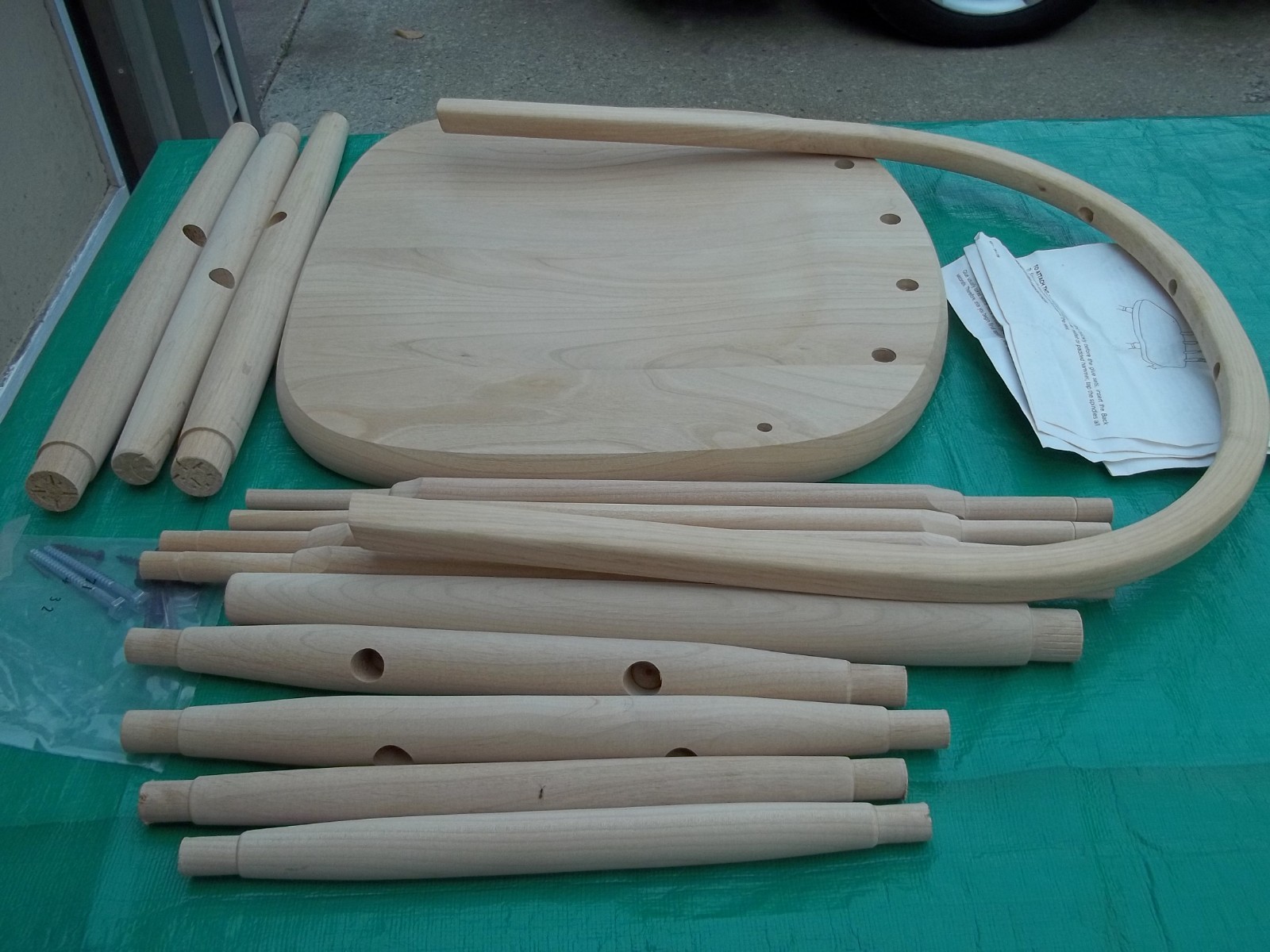 Hillcrest Hard Wood Chair 73W Kit. Made In USA...