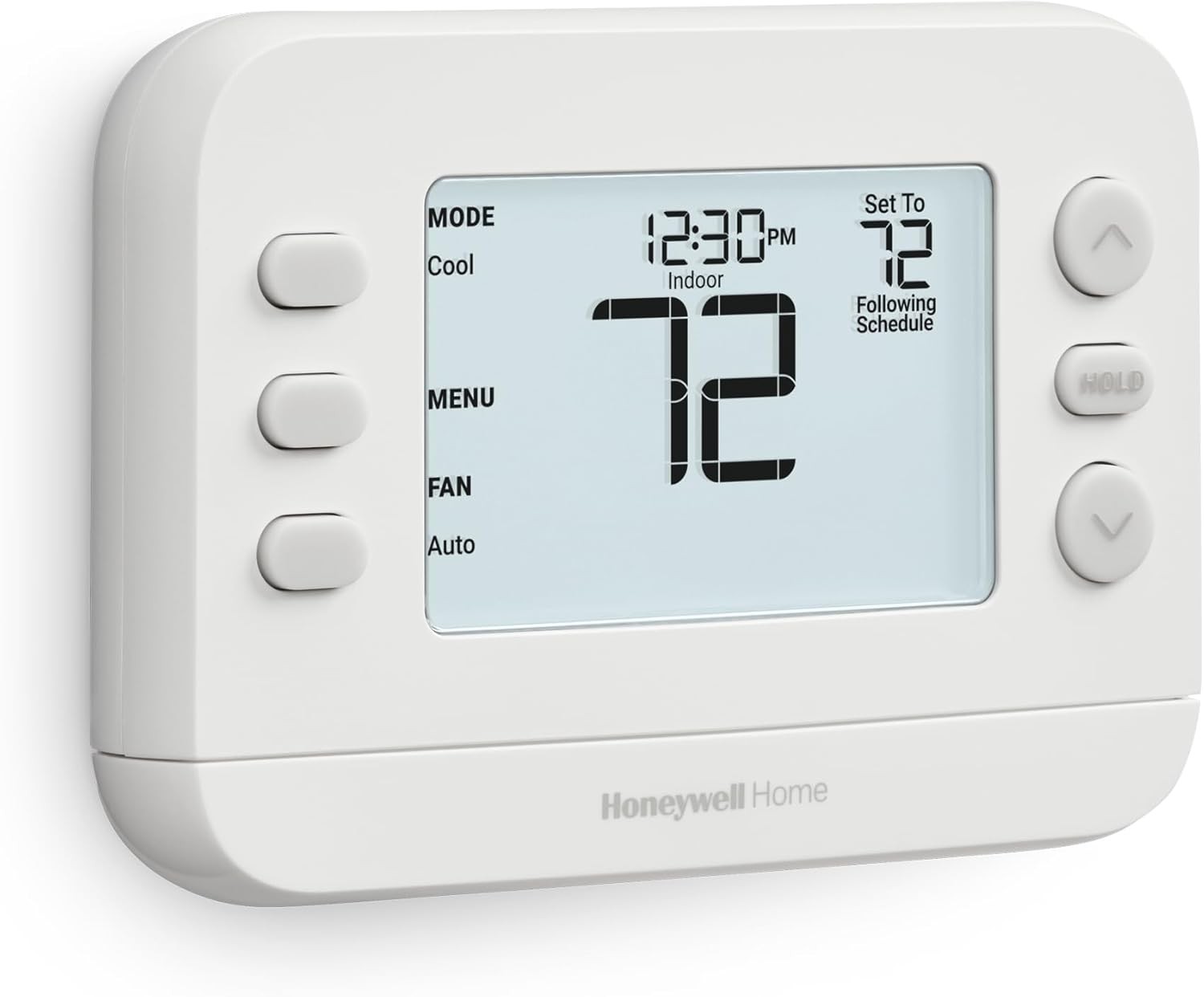 New! Programmable Thermostat, Single-Stage, 1 Heat/1 White