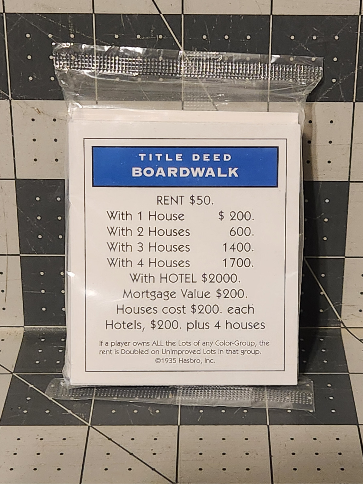 NEW/NOS 1999 Sealed MONOPOLY Replacement Property / Title / Deed Cards from '99