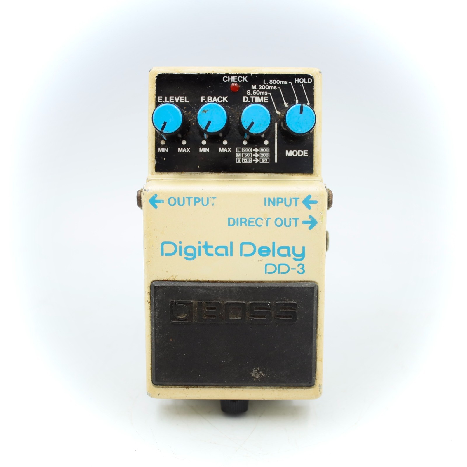 BOSS DD-3 Digital Delay 1993 Made in Taiwan Blue Label Effect Pedal BF09274