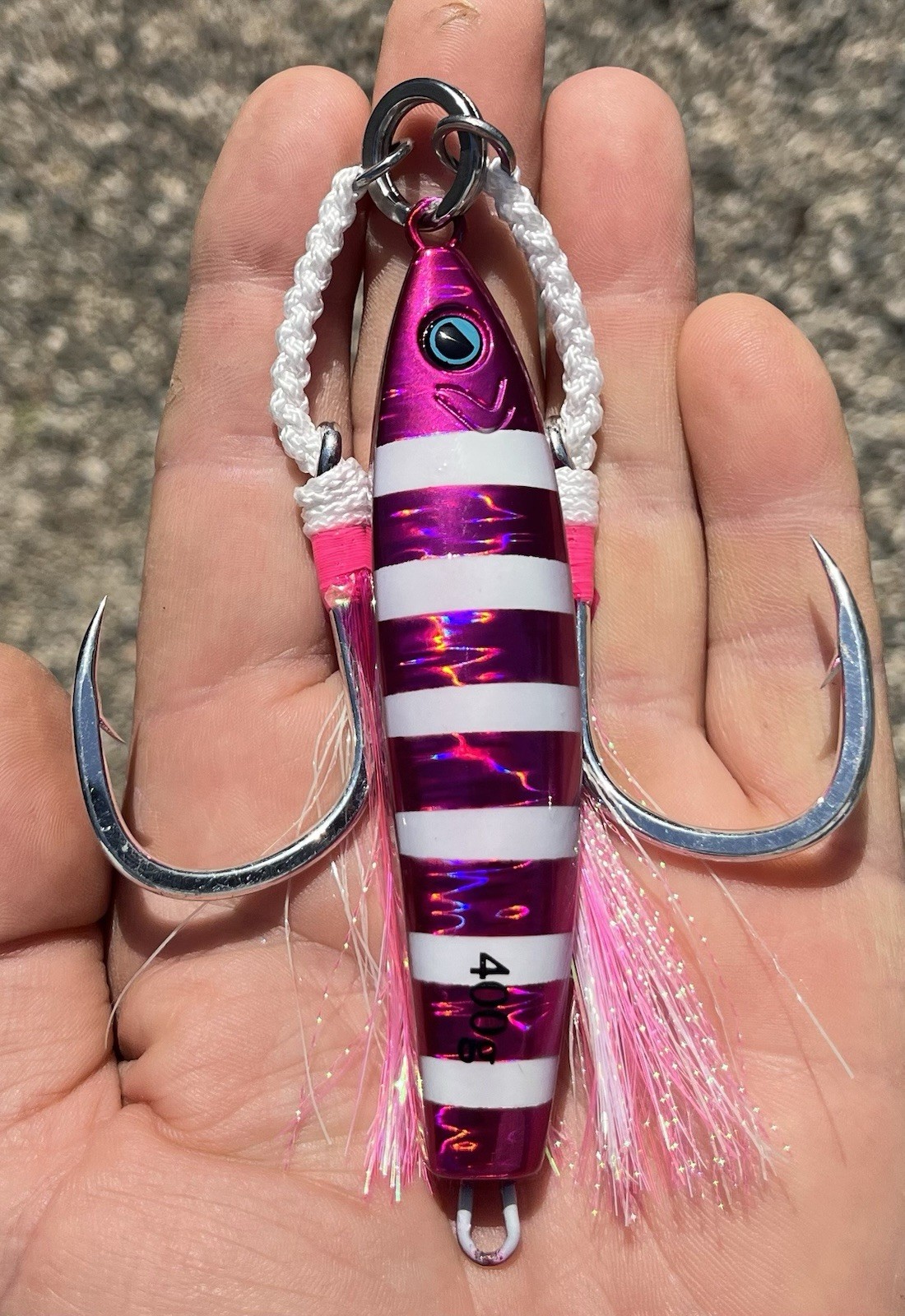 New Tungsten  Bomb  400g  Tiny  4”  Solid  Heavy Lowest Profile Bluefin Tuna Jig