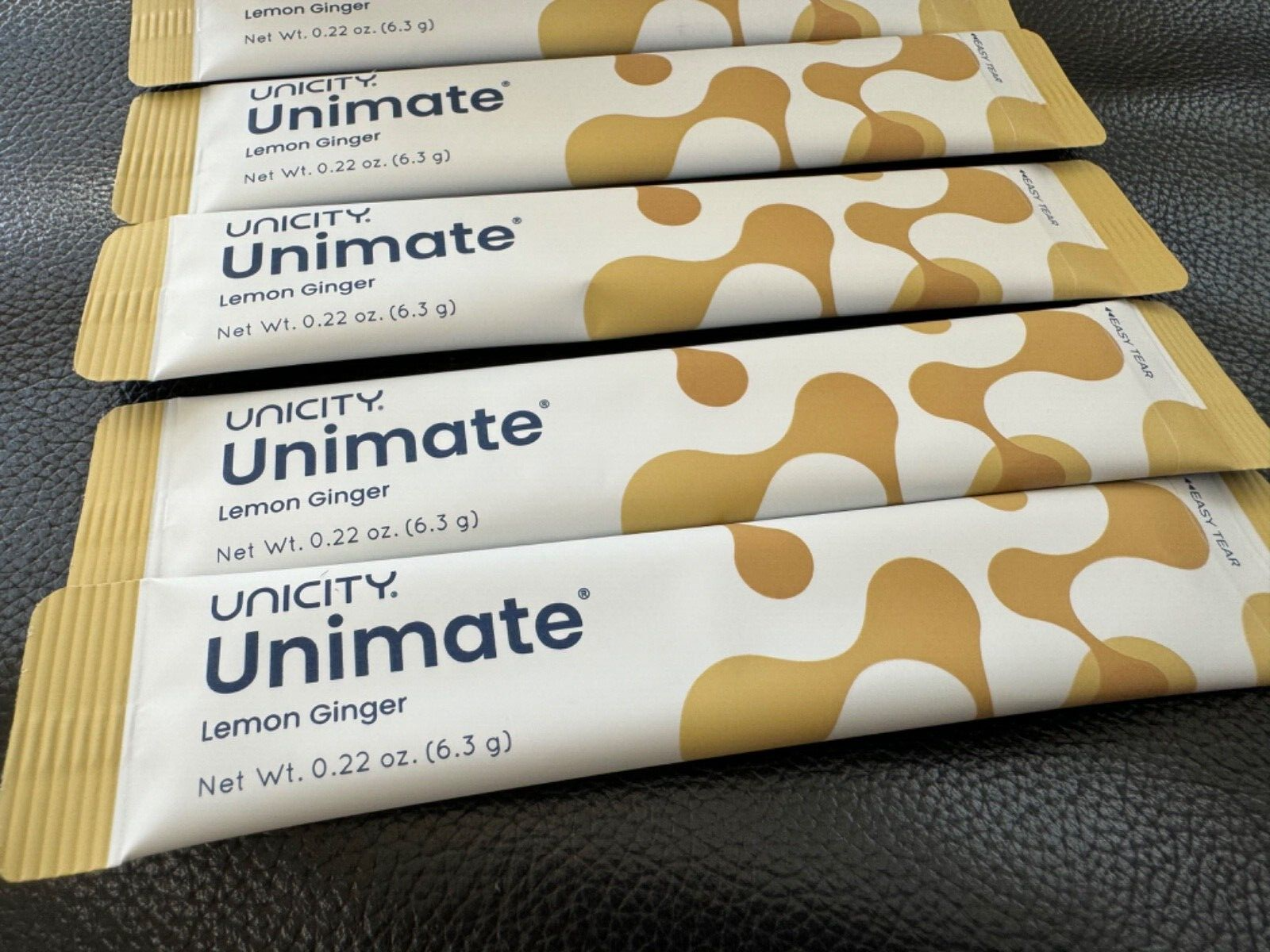 "New" Unicity Unimate Yerba Mate Supplement LEMON GINGER 5 Packets ~ Exp 6/2025