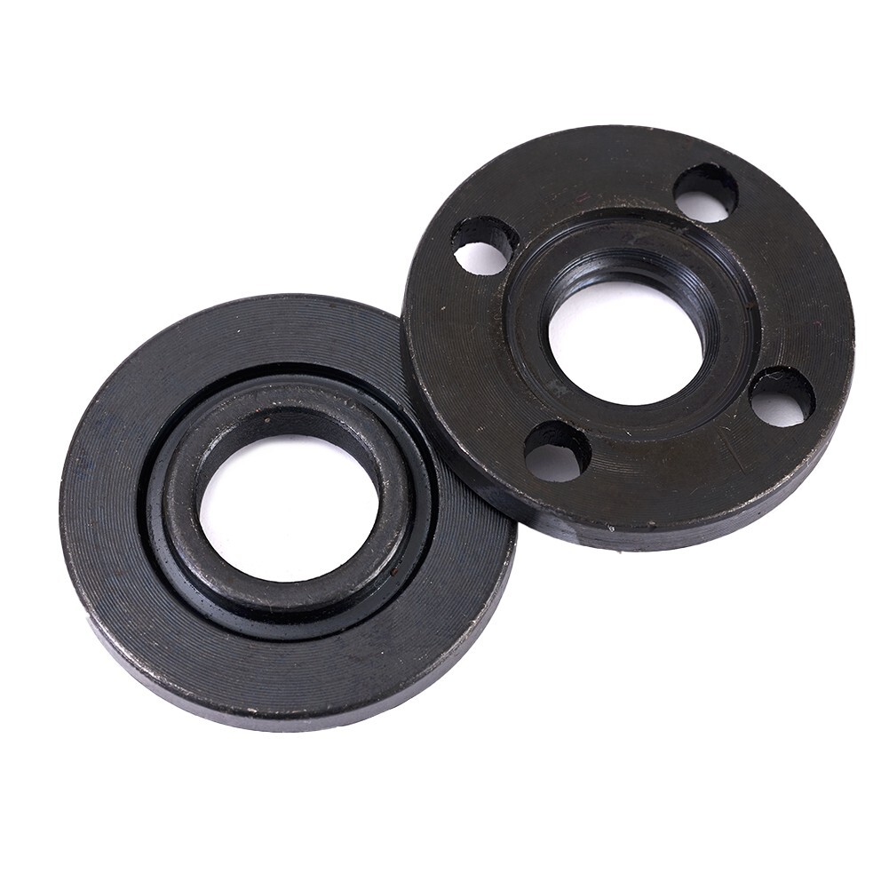 2pcs M16 Thread Replacement Angle Grinder Inner Outer Flange Nut Kit Tools
