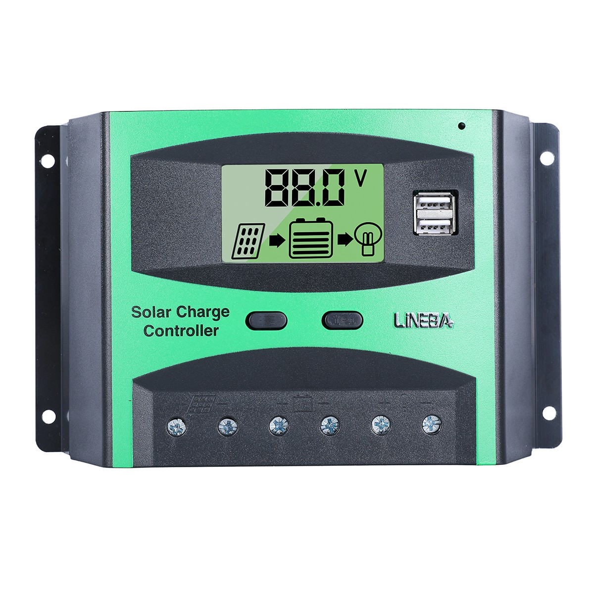 100A PWM Solar Panel Regulator Charge Controller Auto Focus Tracking 12V/24V/48V
