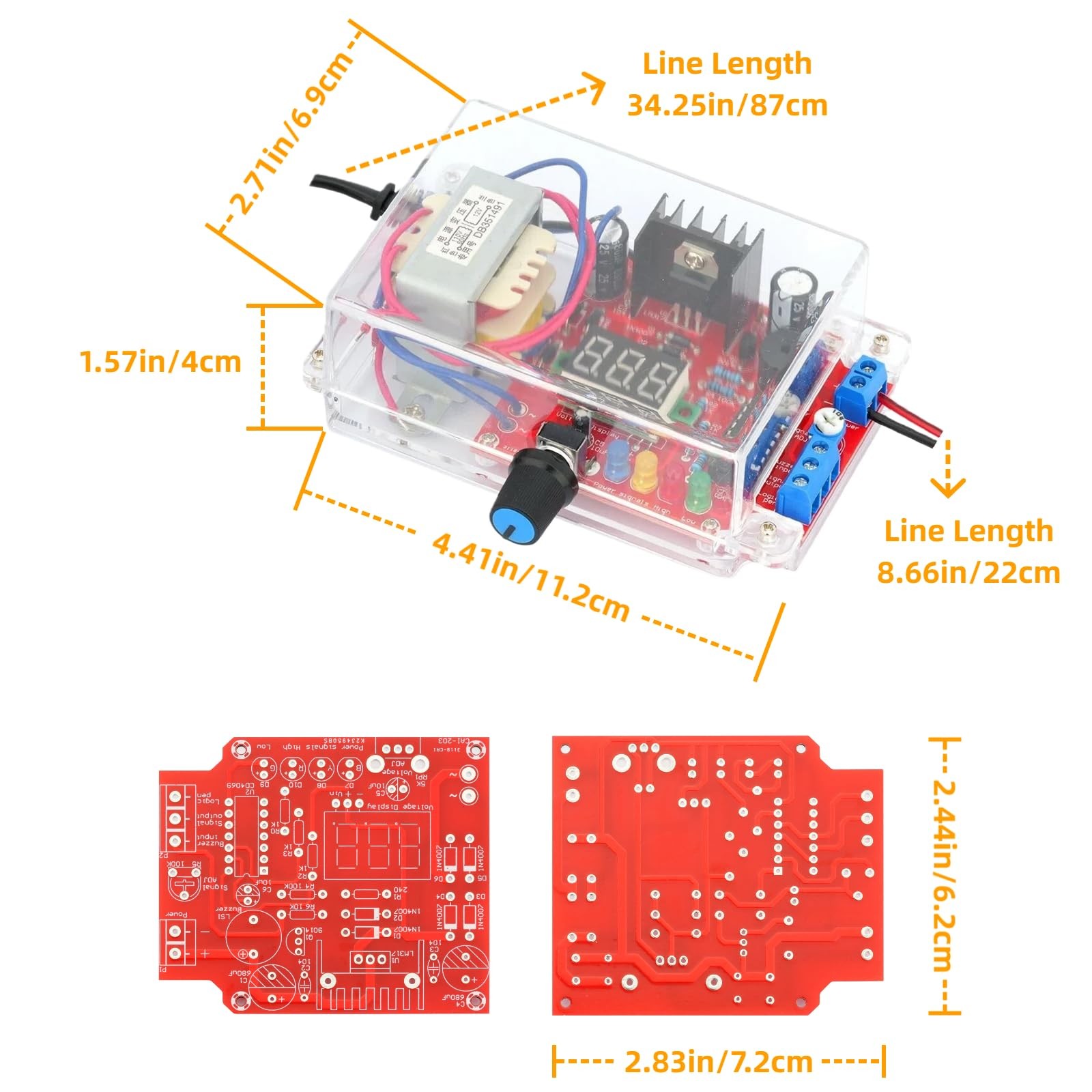 LM317 Adjustable Voltage Regulator Set DIY Electronics Kit for Adults