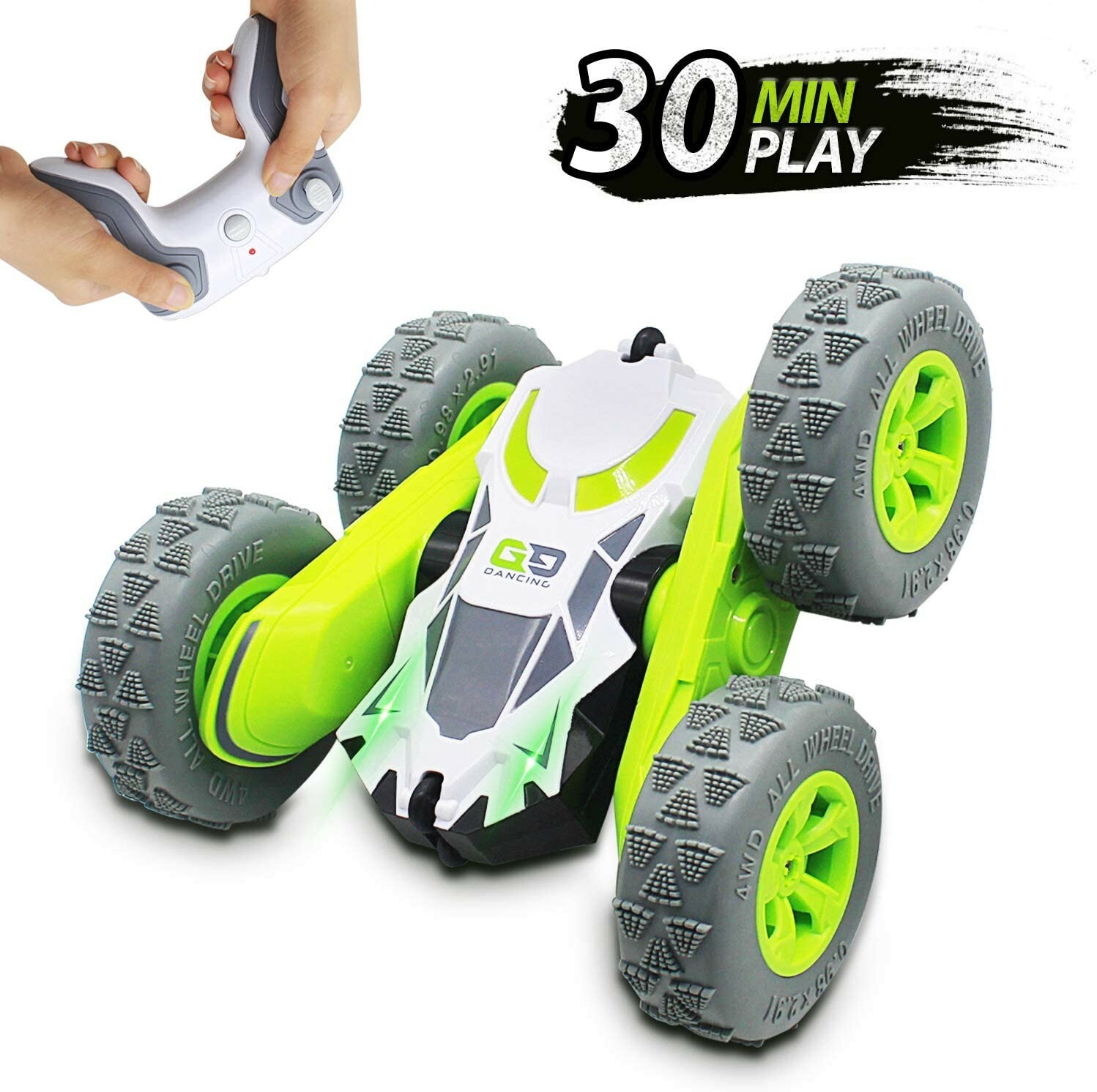 Seckton Gifts for 5-12 Boys Girls RC Stunt Car Remote Control Car for Kids 2.4 G