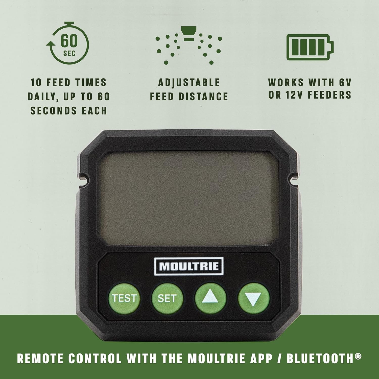Moultrie Universal Digital Timer III Programmable Feeder Timer Black (MFA-15095)