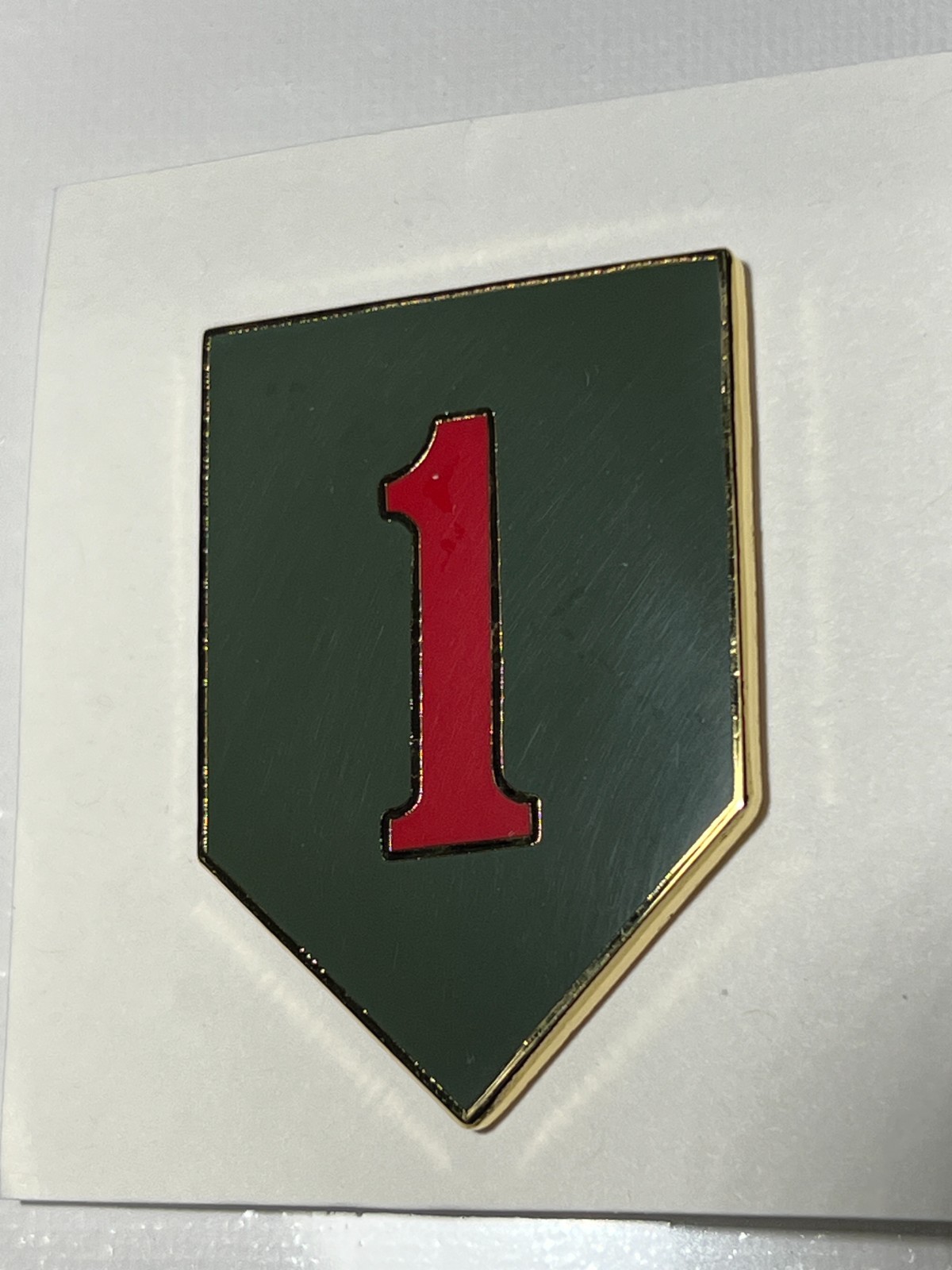 US ARMY 1ST INFANTRY DIVISION CSIB MEASURES 2 INCHES MADE IN USA