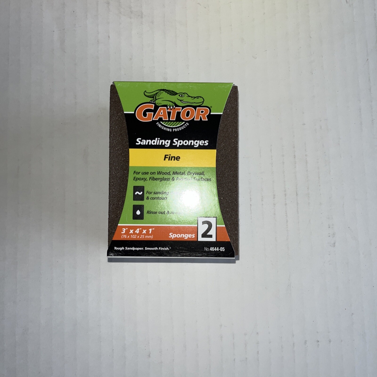 Gator SANDING SPONGES 3" x 4" x 1" Fine Grit REUSABLE BLOCK (Lot Of 10)