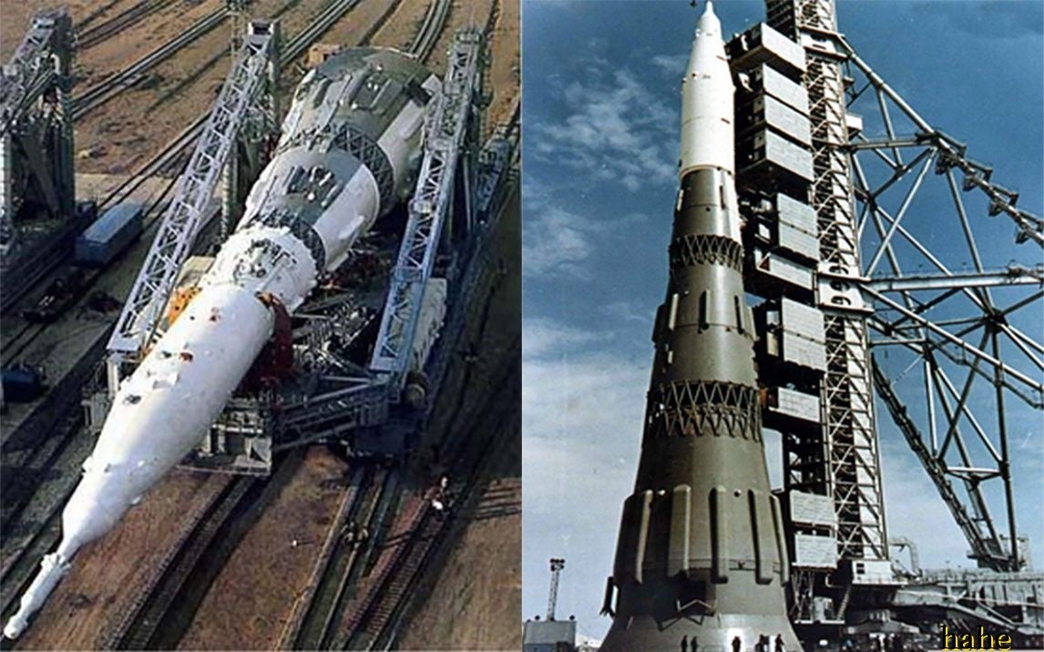 1/400 CCCP Lunar Launch Program N1 Heavy Carrier Rocket Finished Static Model