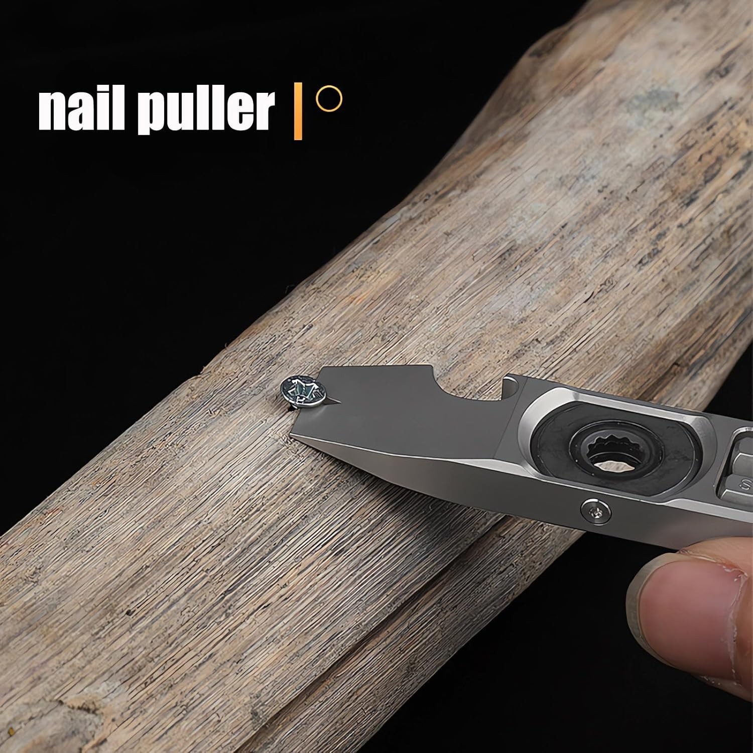 Titanium Multi-Tool Pry Bar: Compact and Versatile EDC Tool for Every Adventure