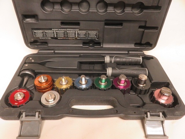 CPS Blackmax btle9 tube expander kit multi 9 head round flare swage tool
