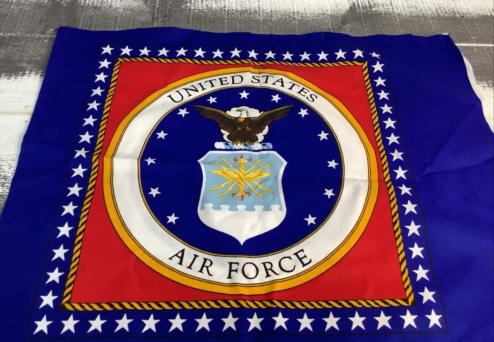 United Stars Air Force Double Sided Pillow Panels 15x15.