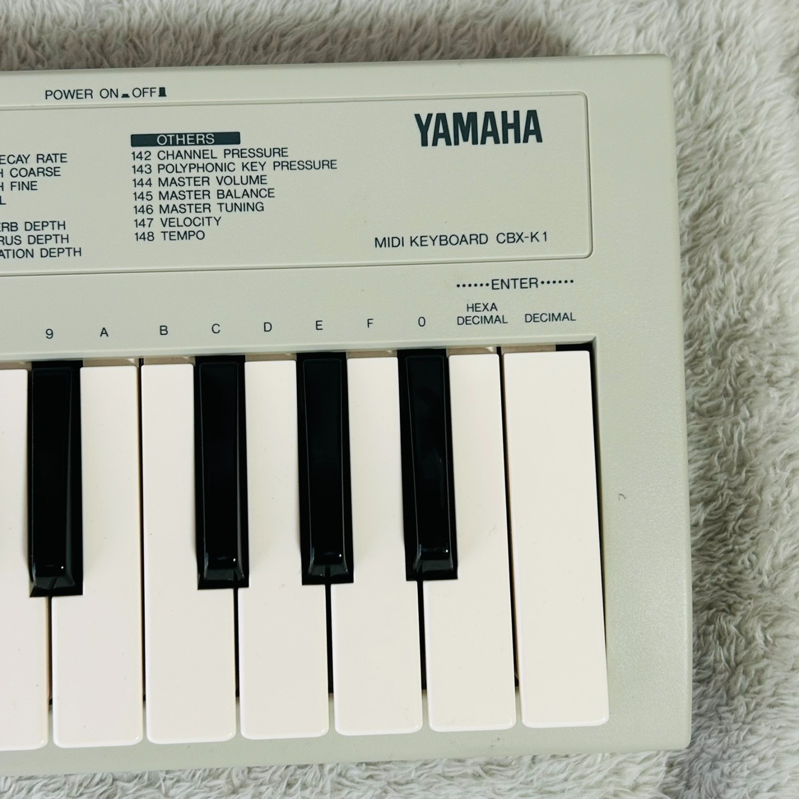 YAMAHA CBX-K1 MIDI Keyboard Compact Controller Tested Main Unit Only Model