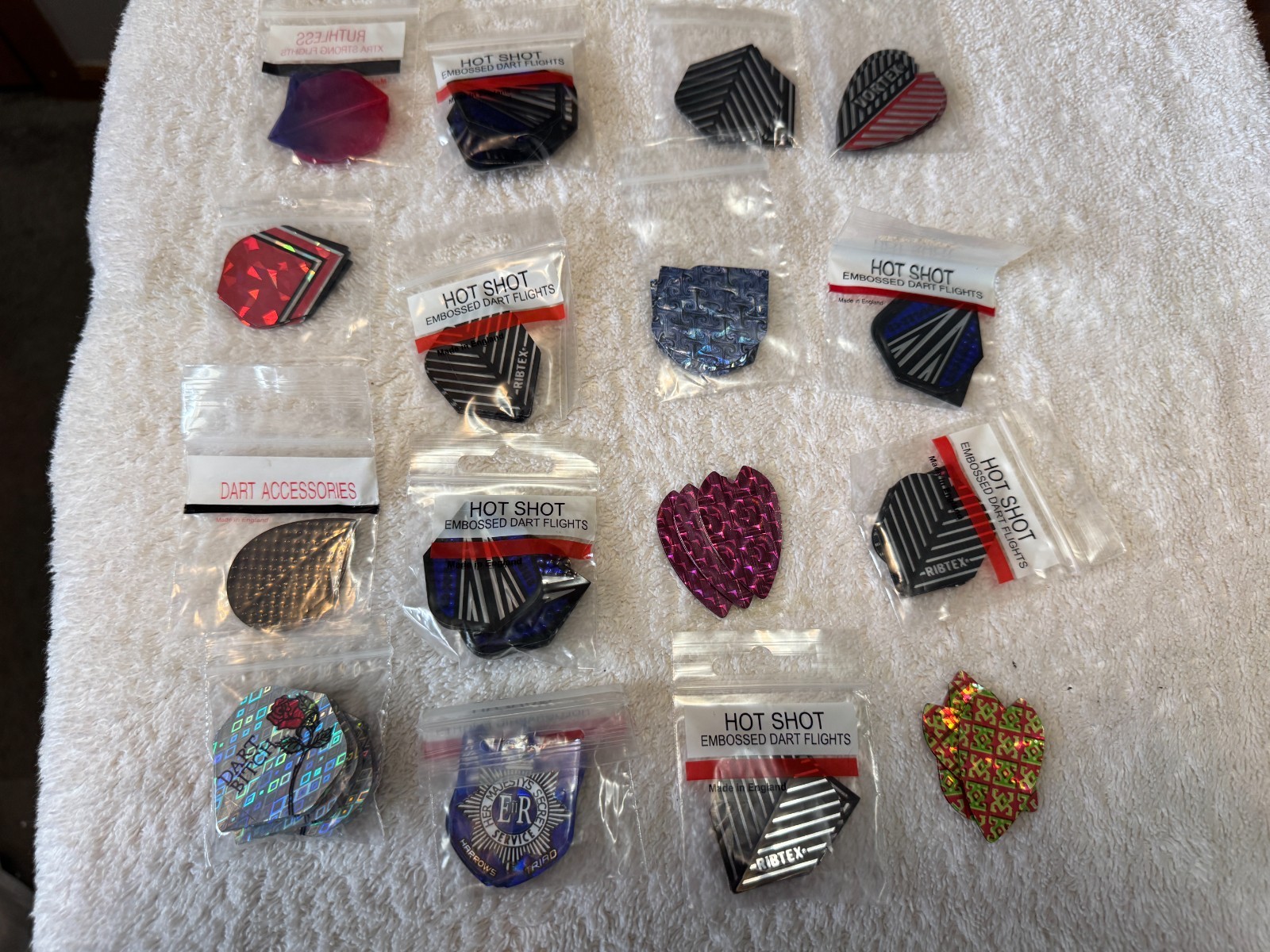 16 sets of assorted dart flights