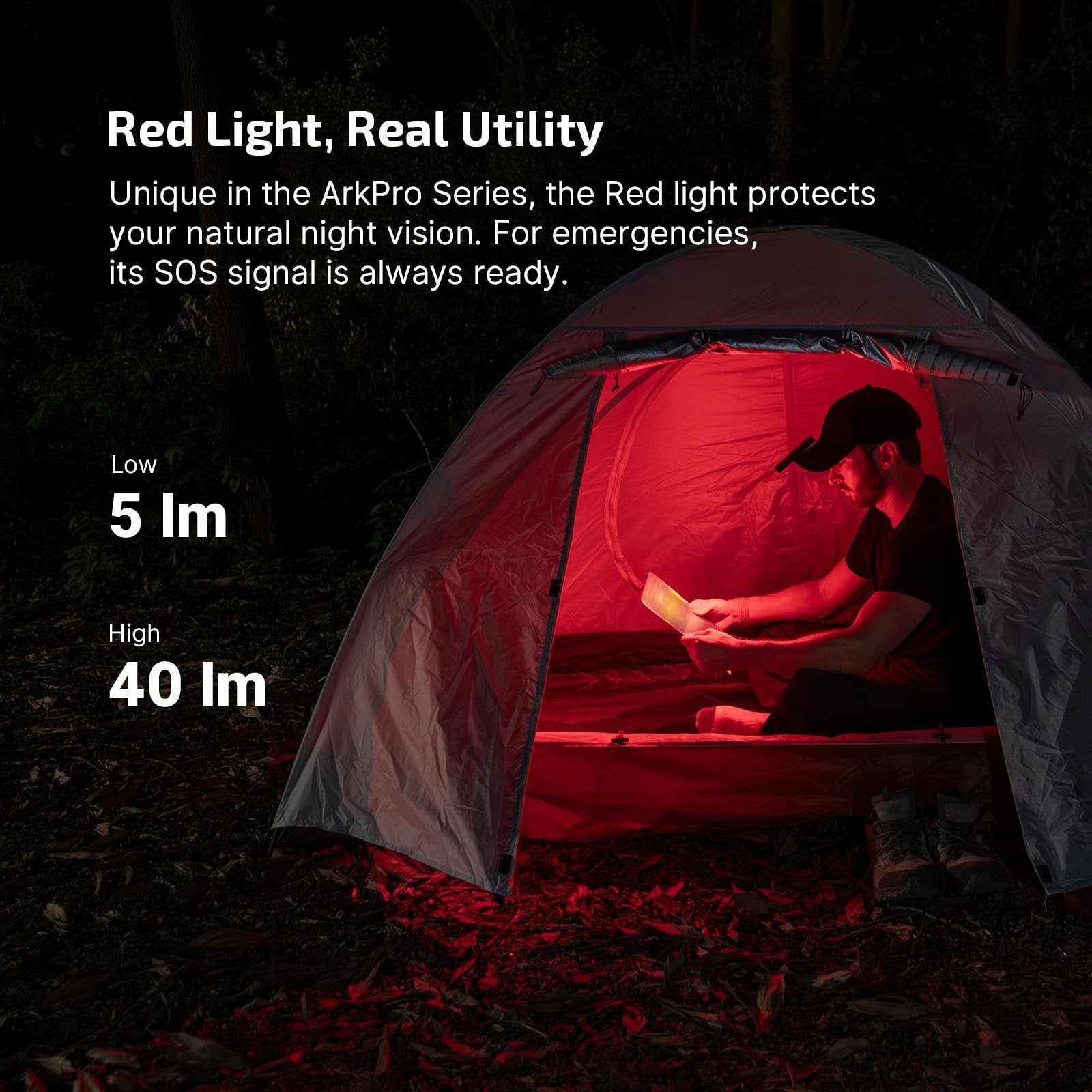 OLIGHT ArkPro Lite Flat Pocket Flashlight, Rechargeable Portable Matte Black