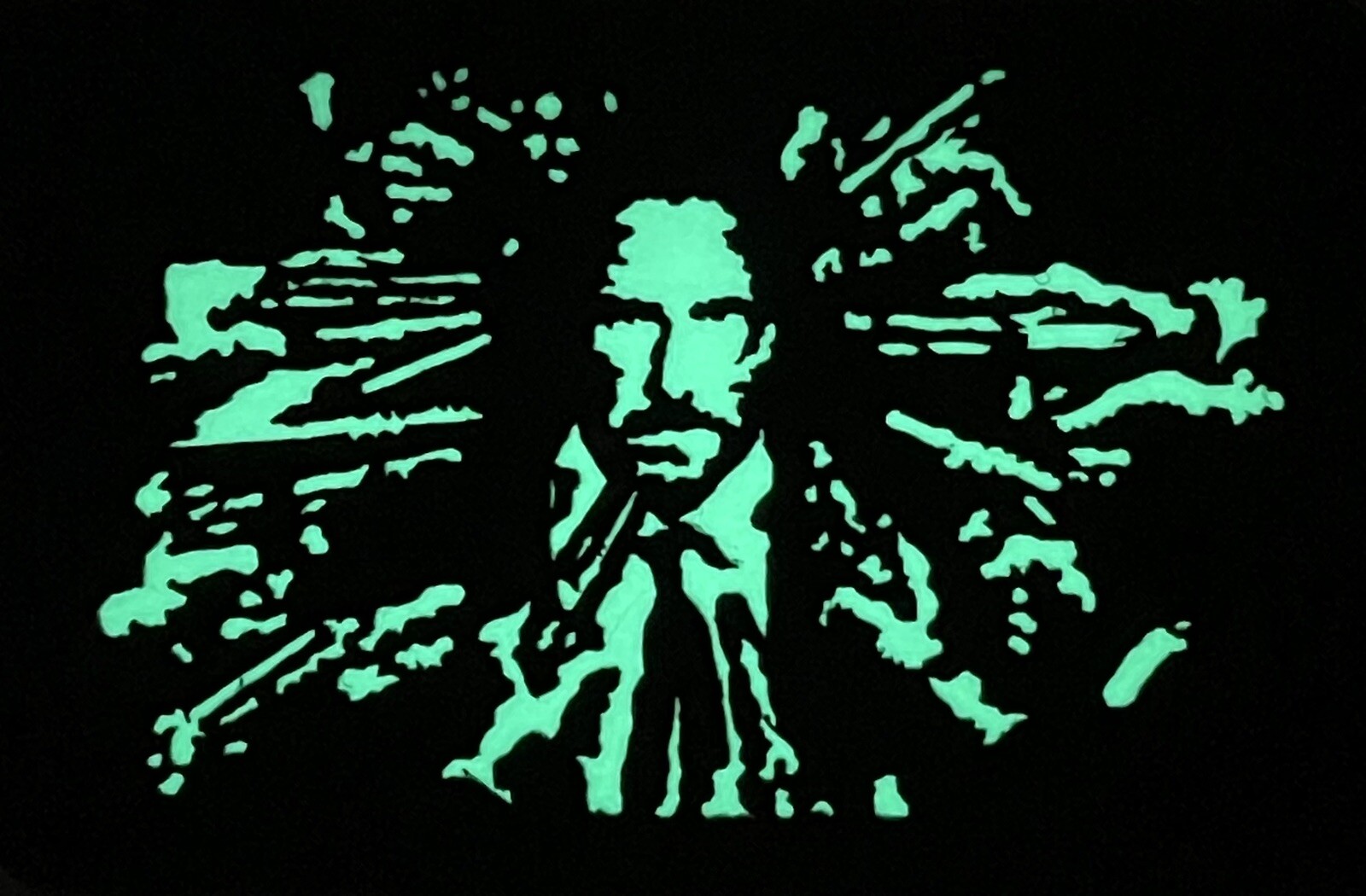 John Wick Patch - Tactical Morale Patch - Glow in the Dark Wick Gun Patch